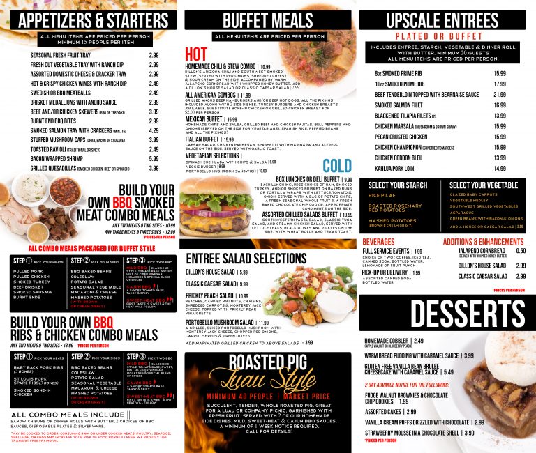 Dillon’s Catering » Amazing BBQ