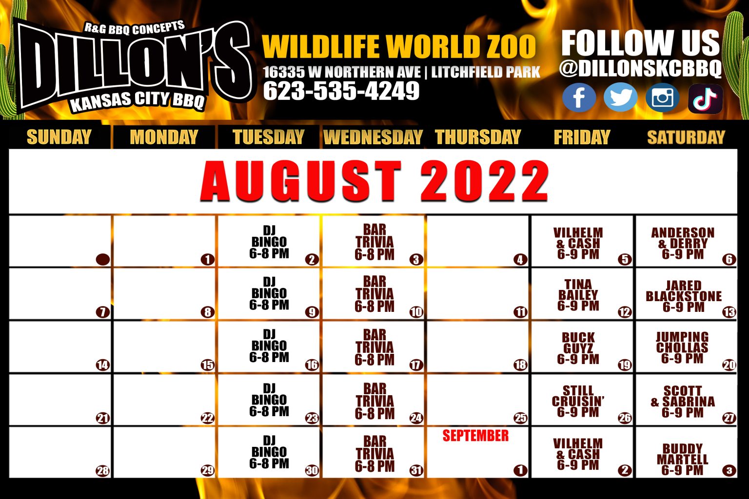 Dillon’s KC BBQ Wildlife World Zoo » Amazing BBQ