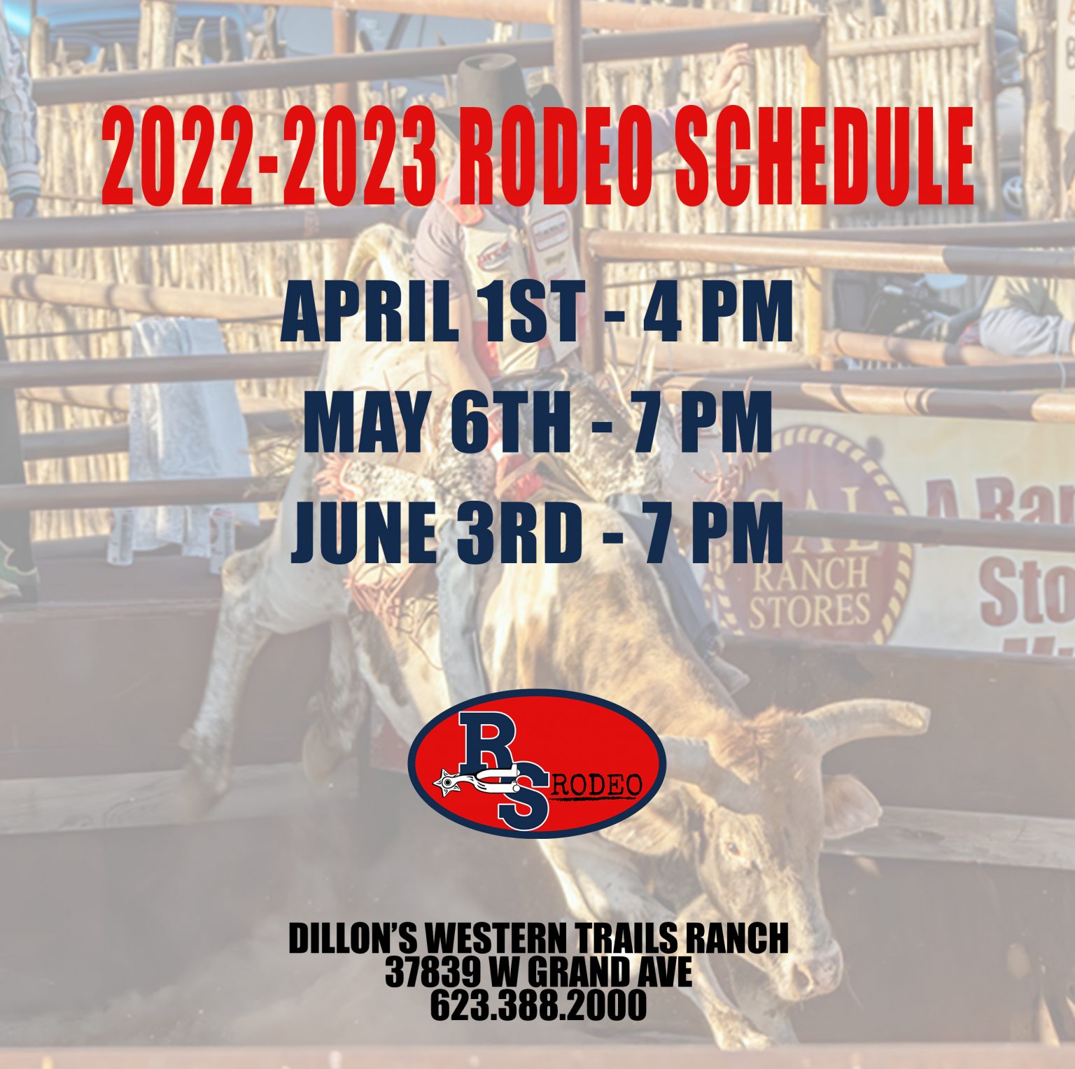 20222023 Western Trails Ranch Rodeo Calendar » Amazing BBQ