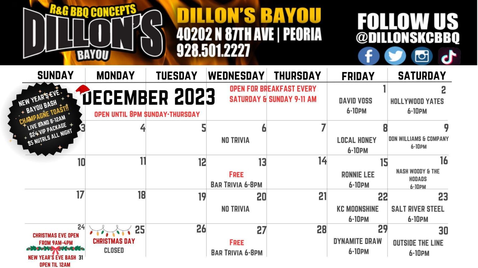 Entertainment Calendars » Amazing BBQ